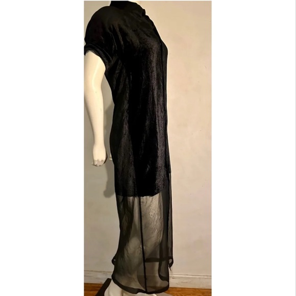 SOLD Yohji Yamamoto vintage velvet maxi dress. - Picture 4 of 7